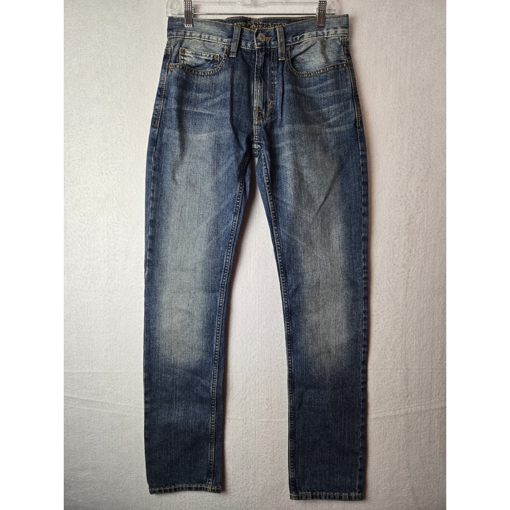 American‎ Eagle Slim Mens Jeans Size 28 x 32 Cotton Blue